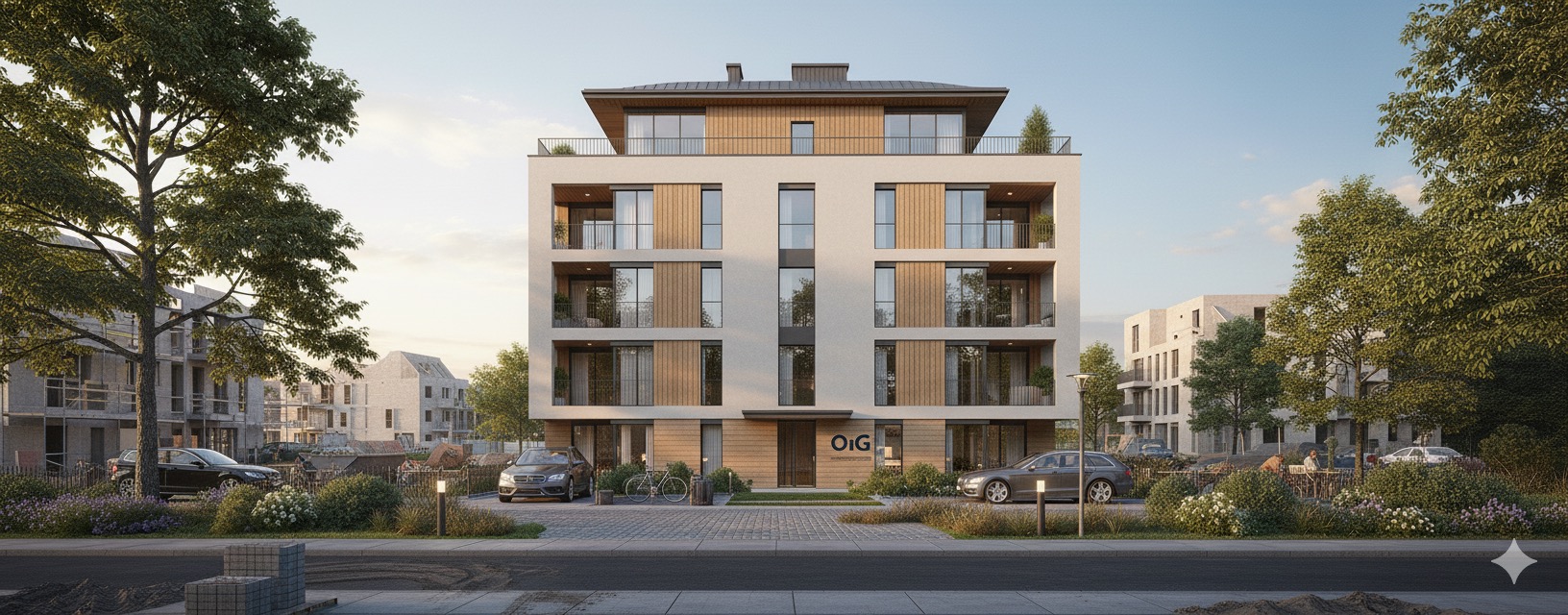 Colorful street art murals